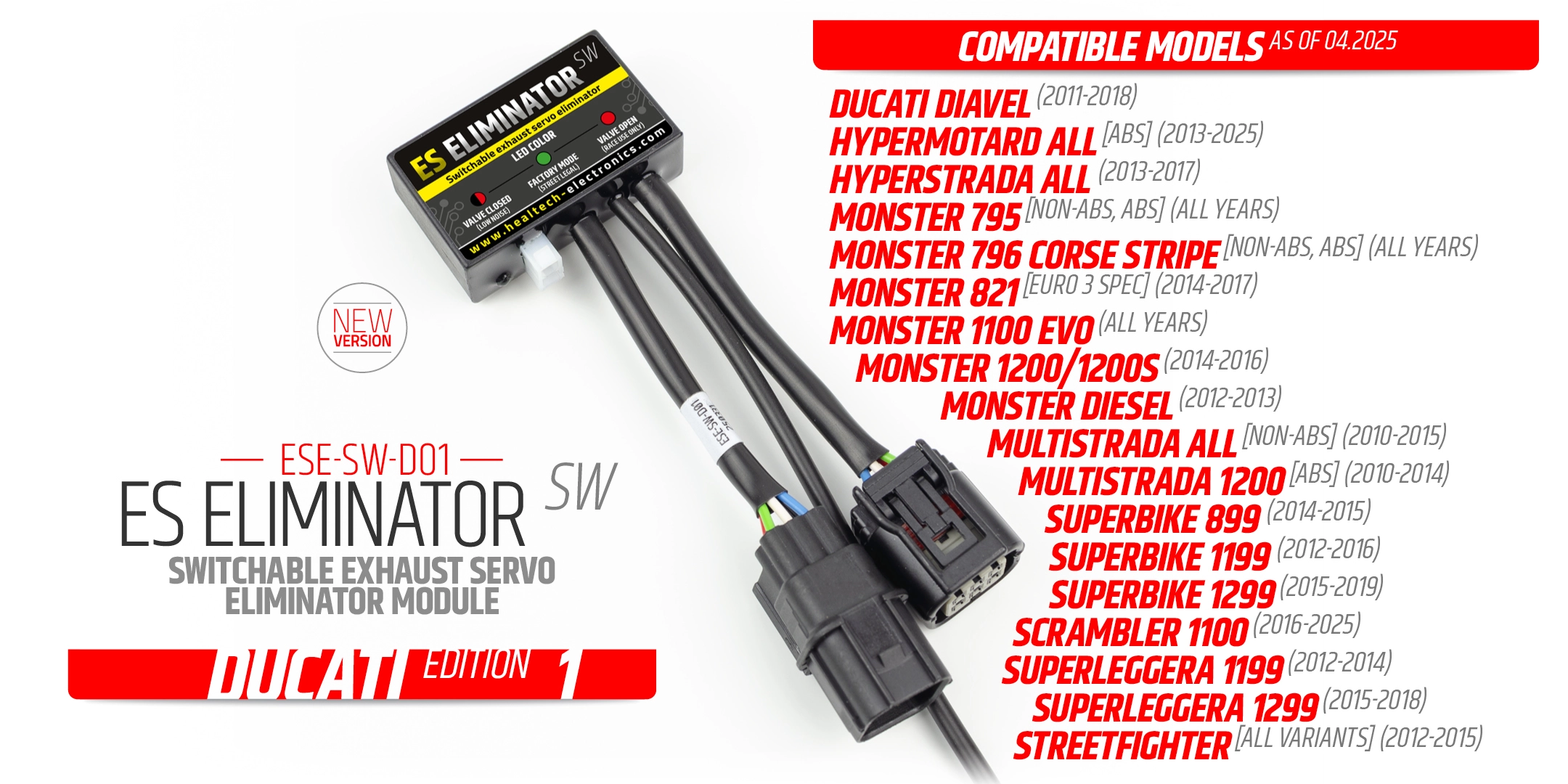Exhaust Servo Eliminator SW (ESE-SW) - HealTech Electronics România
